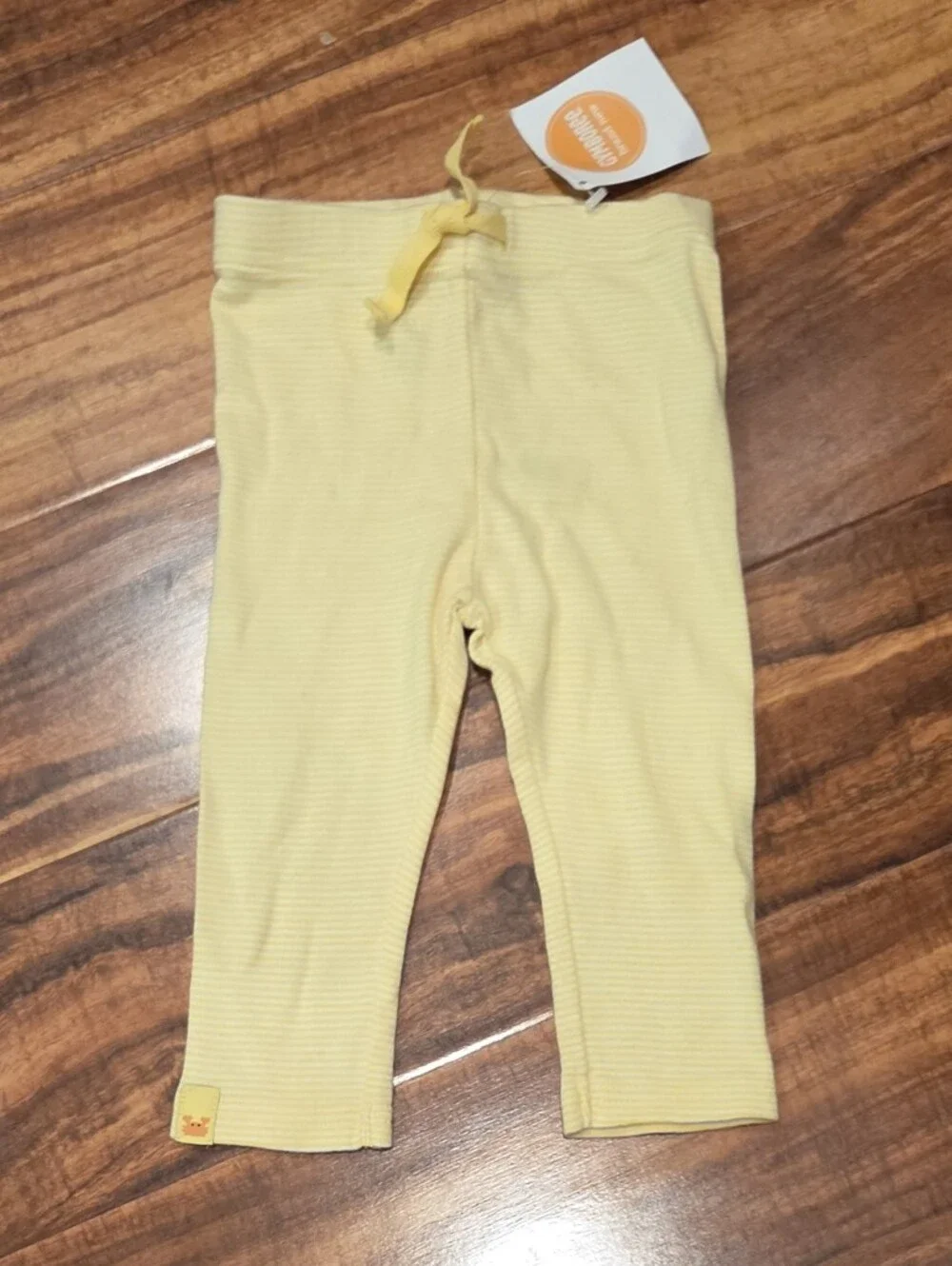 Gymboree NWT 6-12 Months Yellow Striped Crab Romper and Leggings
